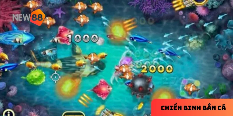 Chiến binh bắn cá kết hợp giải trí và thử thách với cơ hội nhận phần thưởng hấp dẫn.