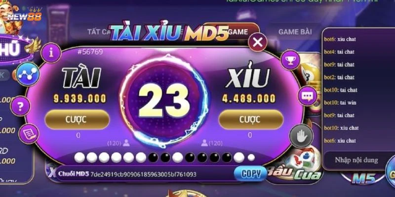 Bí quyết chơi tài xỉu MD5 thắng lớn hàng đầu